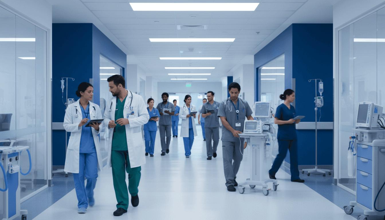 Healthcare professionals collaborating in Sacramento medical facility